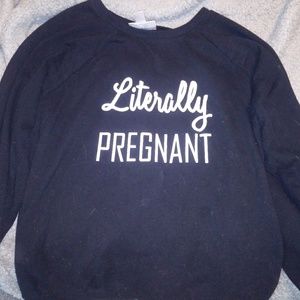 Maternity sweatshirt